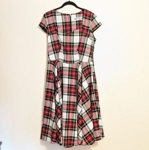 Hell Bunny VINTAGE 40's/50's Dress - L -